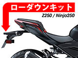 ローダウンキット Kawasaki Ninja250R / Ninja250 / Ninja300 / Ninja400 カスタムパーツ