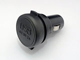 USB パワーソケット(シガーソケットタイプ) 防水キャップ付